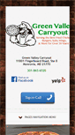 Mobile Screenshot of greenvalleycarryout.com