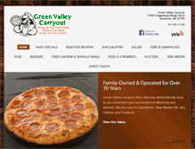 Tablet Screenshot of greenvalleycarryout.com